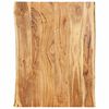 vidaXL Tafelblad 80x(50-60)x2,5 cm massief acaciahout