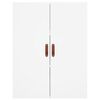 vidaXL Hoge kast 69,5x34x180 cm bewerkt hout wit