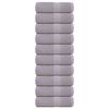 vidaXL Washandjes FROGN 10 st 30x30 cm 360 g/m&sup2; grijs
