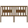 vidaXL Hoofdbord 156x4x100 cm massief grenenhout honingbruin