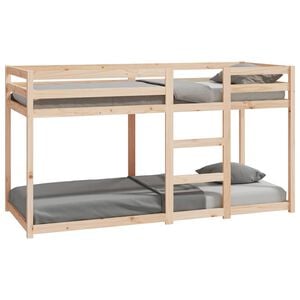 vidaXL Stapelbed massief grenenhout 80x200 cm