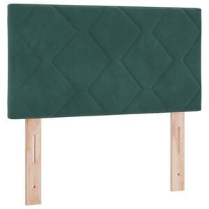 vidaXL Hoofdbord Donkergroen 80 cm Fluweel