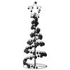 vidaXL LED-kerstboom met kerstballen 80 LEDs warm wit 120 cm
