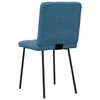 vidaXL Eetkamerstoelen 6 st fluweel blauw