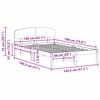 vidaXL Bedframe Wasbruin 140 x 190 cm Massief grenenhout