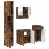 vidaXL Badkamermeubelset 4 st Gerookt eiken 61 x 35 x 64 cm