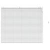 vidaXL Jaloezie Wit 145 x 130 cm 35 mm Massief Paulowniahout
