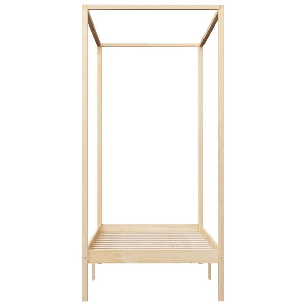 vidaXL Hemelbedframe massief grenenhout 100x200 cm