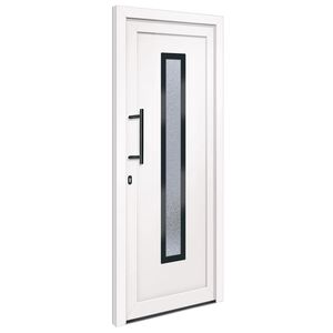 vidaXL Voordeur 88x200 cm PVC wit