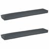 vidaXL Pallet Kussen Set 2 st Oxford stof Antraciet 200 x 40 x 8 cm