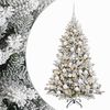 vidaXL Kunstkerstboom met Ballen 150 cm 150 LED's Warmwit