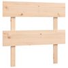 vidaXL Bedframe met hoofdbord massief hout