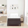 vidaXL Boxspringbed Donkerbruin 100 x 200 cm Stof