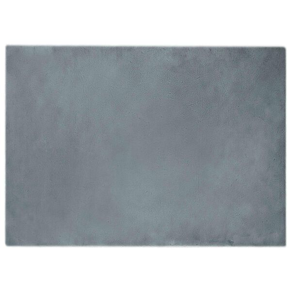 vidaXL Nep Konijnenbont Tapijt Olite Antraciet 240 x 340 cm Polyester