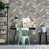 DUTCH WALLCOVERINGS Behang Onyx donkergrijs