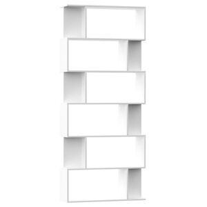 vidaXL Boekenkast / kamerscherm 80x24x192 cm bewerkt hout wit
