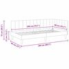 vidaXL Hoekbedframe met hoofdeinde Roze 90 cm x 200 cm Fluweel
