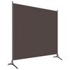 vidaXL Kamerscherm met 1 paneel 175x180 cm bruin