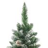 vidaXL Kunstkerstboom smal met standaard 150 cm PVC