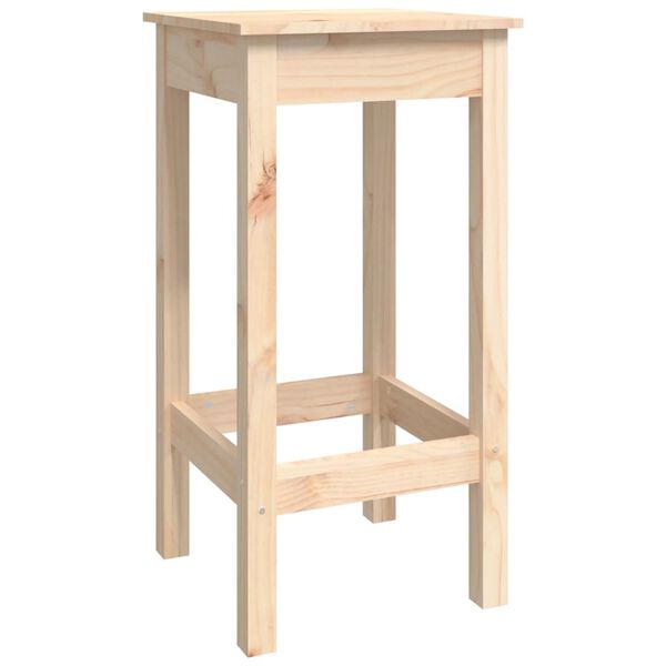 vidaXL 7-delige Barset massief grenenhout