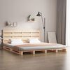 vidaXL Bedframe massief grenenhout 120x190 cm