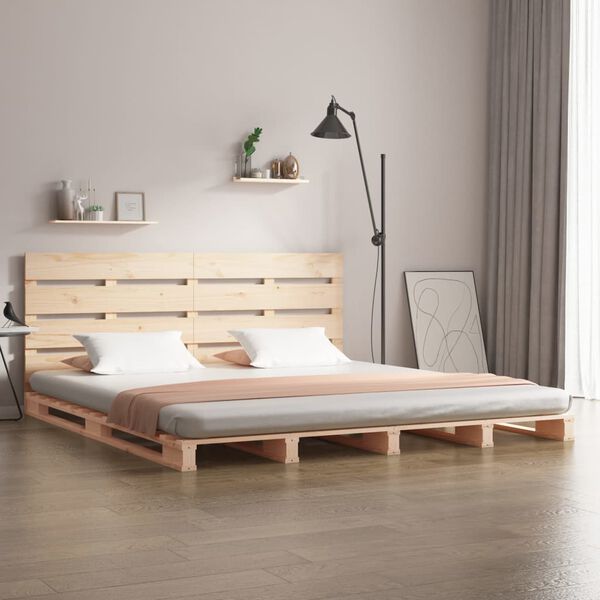 vidaXL Bedframe massief grenenhout 120x190 cm