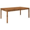 vidaXL Tuindiner tafel Naturel 196 x 100,5 x 75 cm Massief Acaciahout