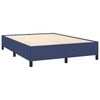 vidaXL Bedframe zonder matras stof blauw 140x190 cm