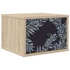 vidaXL Wandkastje DOKKUM Sonoma Eiken 36 x 33 x 25 cm Bewerkt hout