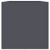 vidaXL Plantenbak 62x30x29 cm staal antracietkleurig