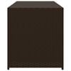 vidaXL Tuinbox 283 L poly rattan bruin