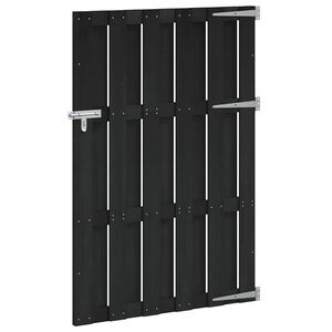 vidaXL Poort 100x150 cm HKC grijs