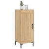 vidaXL Dressoir 34,5x34x90 cm bewerkt hout sonoma eiken