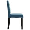 vidaXL Eetkamerstoelen 6 st fluweel blauw