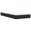 vidaXL Boxspring met matras fluweel zwart 90x190 cm