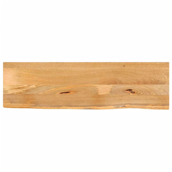 vidaXL Tafelblad met natuurlijke rand 120x20x3,8 cm massief mangohout