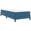 vidaXL Boxspringbed met matras Donkerblauw 80 x 220 cm Stof