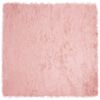 vidaXL Nep Schapenvacht Tapijt Tafalla Roze 200 x 200 cm Polyester