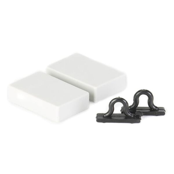 Travellife Vliegengordijn Chenille 185x56 cm grijs, wit en blauw