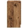 vidaXL Nachtkastjes 2 st 39x35x65 cm bewerkt hout oud houtkleurig