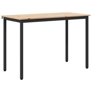 vidaXL Eettafel Naturel 110 x 55 x 75 cm Massief grenenhout