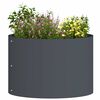 vidaXL Tuin Bloempot Antraciet 30 x 30 x 20 cm Koudgewalst staal