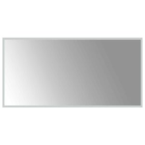 vidaXL LED Badkamer Spiegel Transparant 100 x 50 cm gehard glas