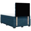 vidaXL Boxspring met matras fluweel blauw 120x190 cm