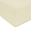 vidaXL Buiten bankkussen Cr&egrave;me 60 x 60 x 8 cm Polyester