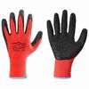 vidaXL Werkhandschoenen 12 st Rood en Zwart 9 / l Latexcoating