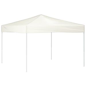 vidaXL Partytent inklapbaar 3x3 m cr&egrave;mekleurig