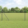 vidaXL Gelaste draadhek Grijs 1.4 x 25 m Staal