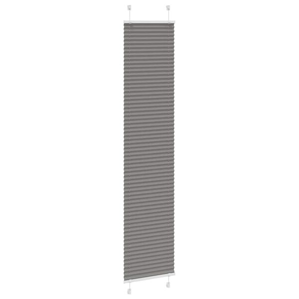 vidaXL Pliss&eacute; rolgordijn 40x200 cm stofbreedte 39,4 cm antraciet