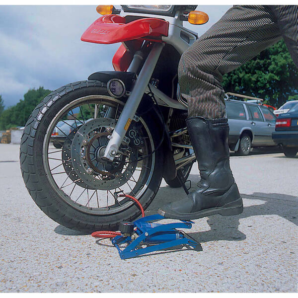 Draper Tools Voetpomp met dubbele cilinder blauw 25996